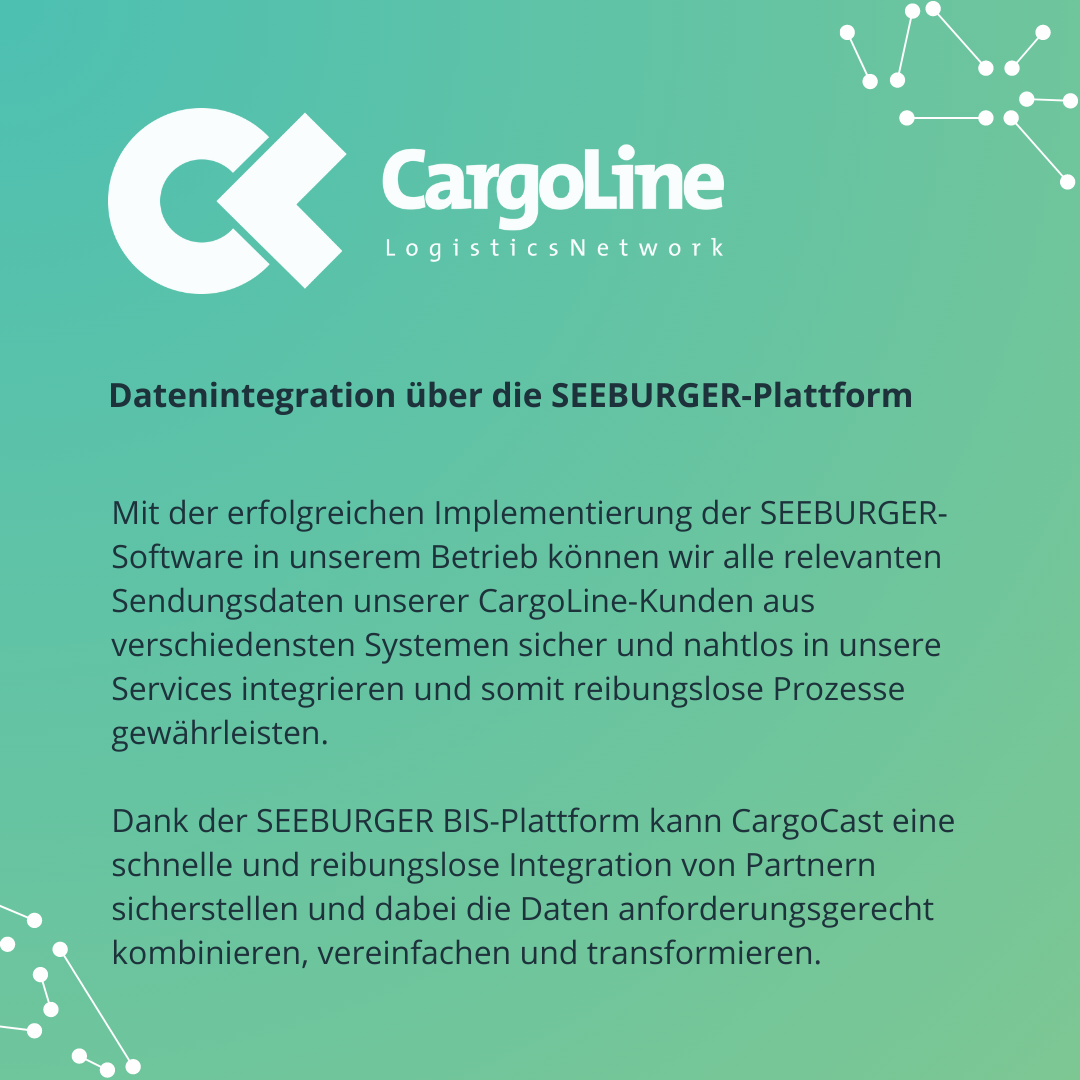CargoCast Datenintegration über die SEEBURGER-Plattform